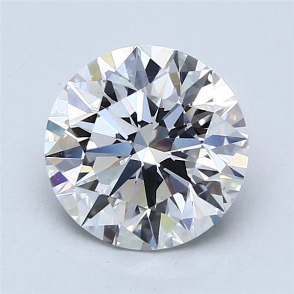 2.09ct D VS1 Rare Carat Ideal Cut Round Lab Grown Diamond