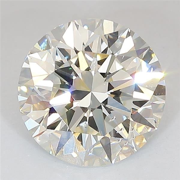 3.01ct J SI1 Excellent Cut Round Lab Grown Diamond