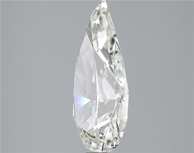 4.05ct J SI2 Very Good Cut Pear Diamond