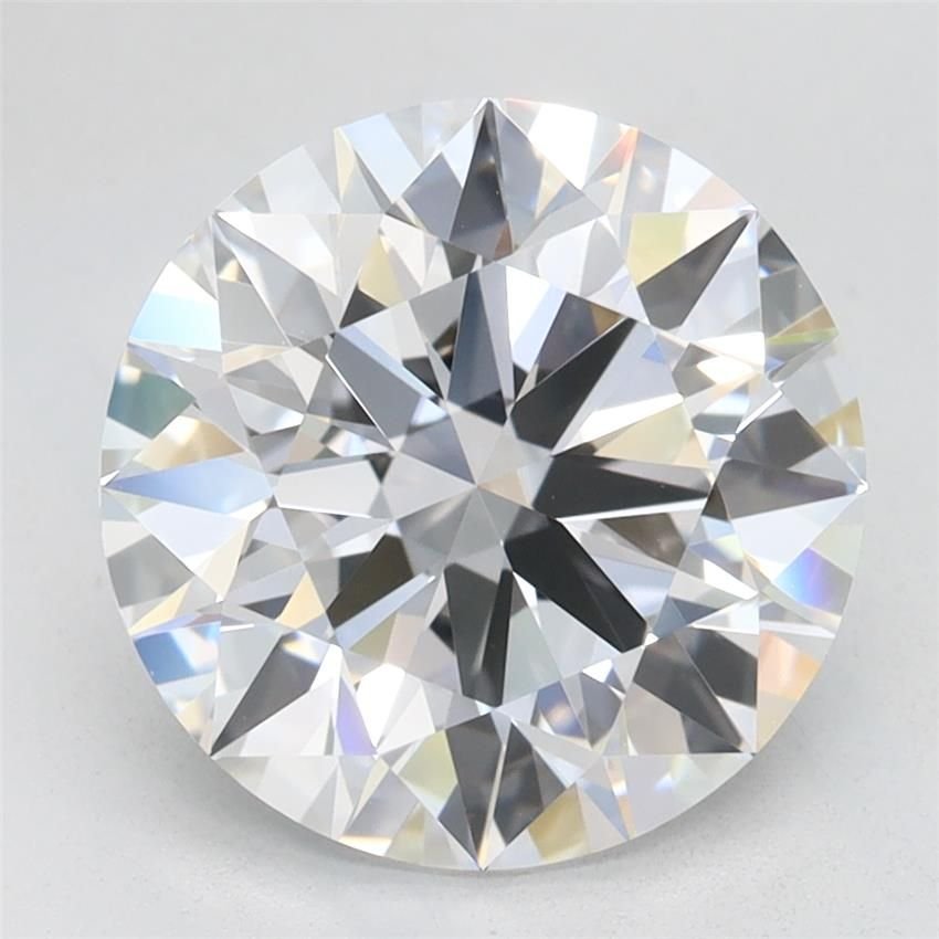 3.17ct D IF Rare Carat Ideal Cut Round Lab Grown Diamond