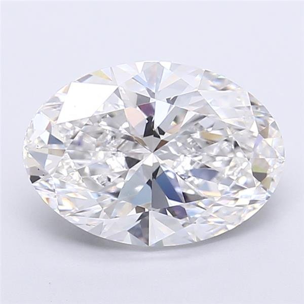 3.80ct D VS1 Rare Carat Ideal Cut Oval Lab Grown Diamond