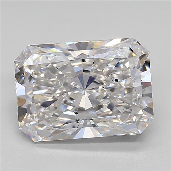 3.27ct F SI1 Rare Carat Ideal Cut Radiant Lab Grown Diamond