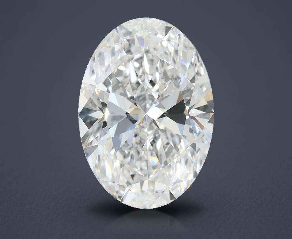 3.46 Carat Oval Lab Diamond