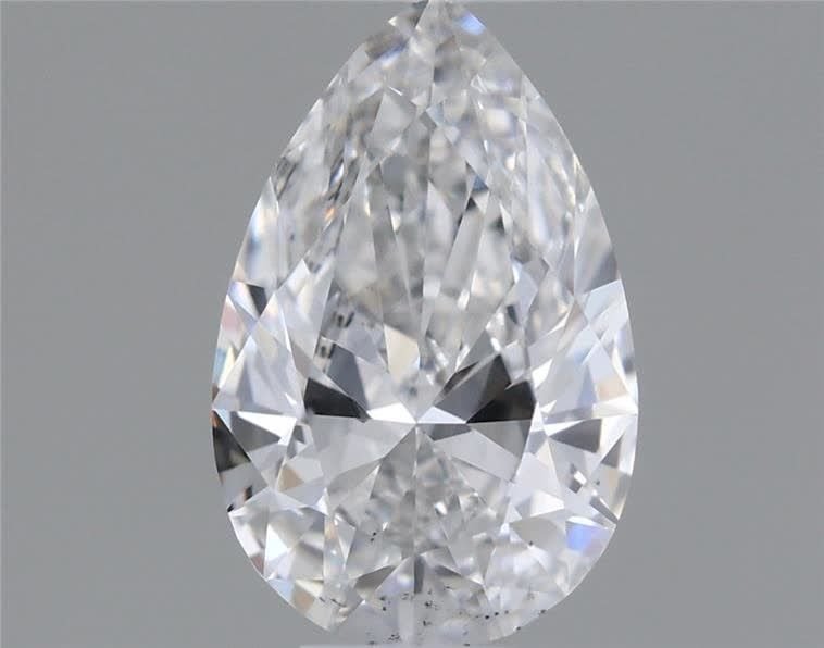 0.57ct E VS2 Rare Carat Ideal Cut Pear Lab Grown Diamond