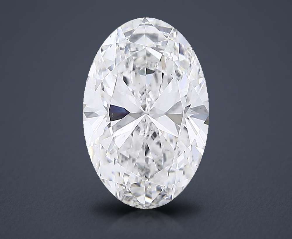 3.42 Carat Oval Lab Diamond