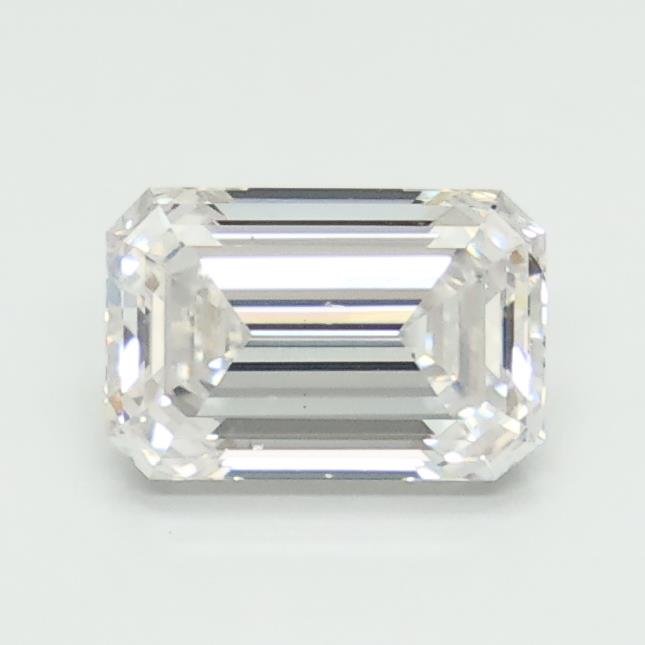 1.10ct D VS2 Excellent Cut Emerald Lab Grown Diamond