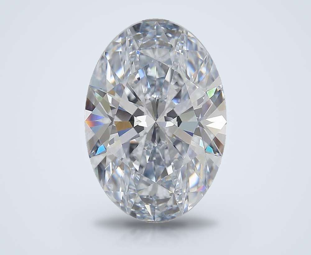 6.30 Carat Oval Lab Diamond