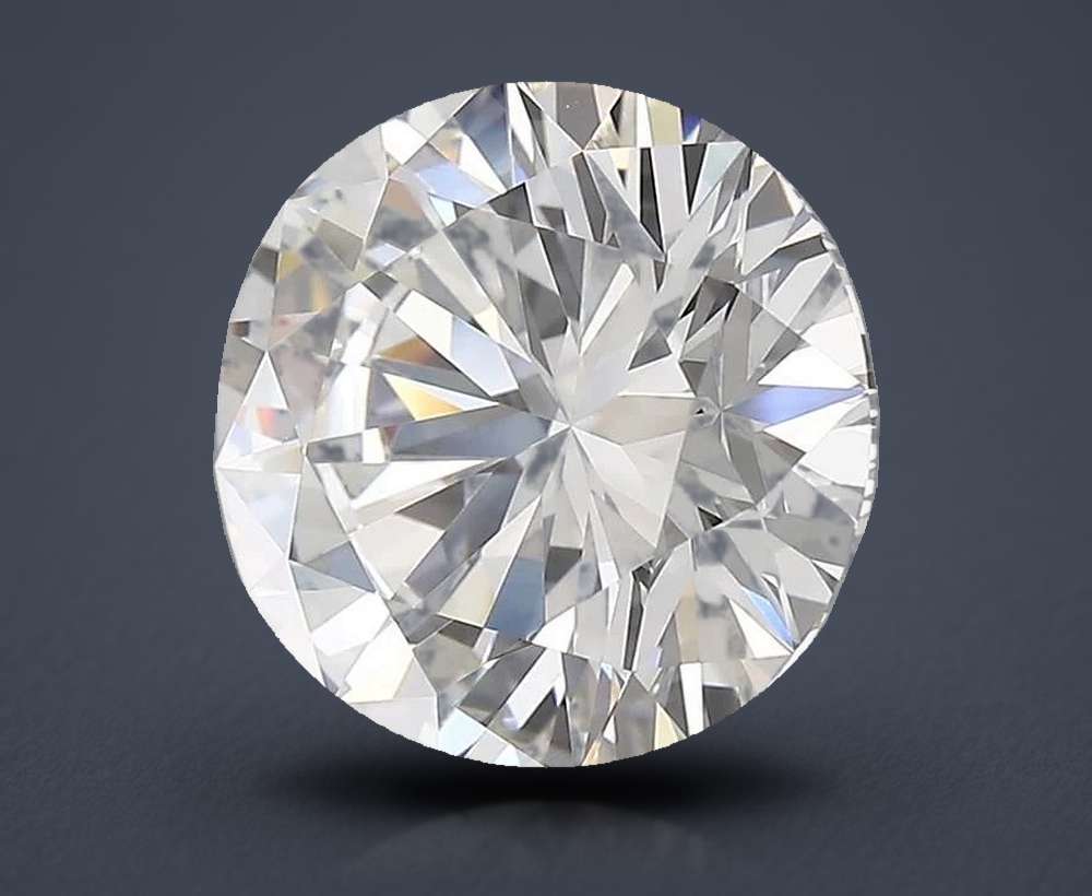 3.77 Carat Round Natural Diamond