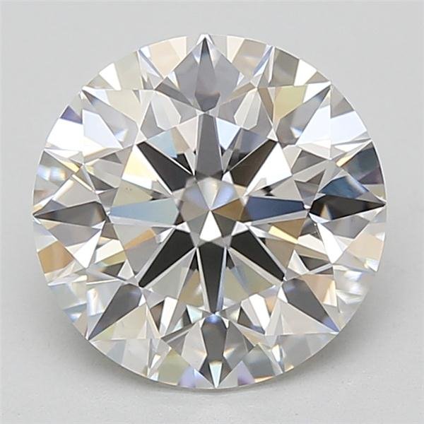 3.55ct F VVS2 Rare Carat Ideal Cut Round Lab Grown Diamond