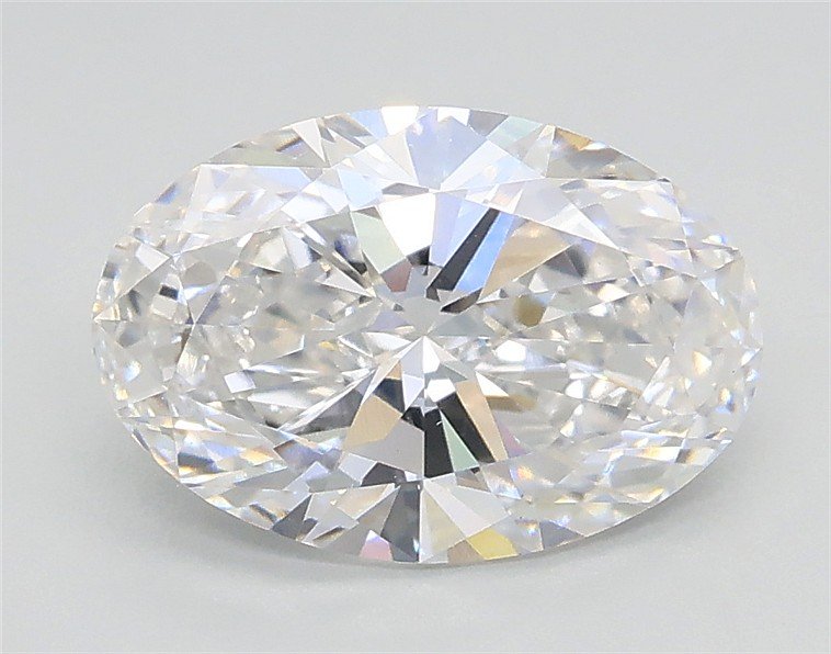 1.50ct D VS1 Rare Carat Ideal Cut Oval Lab Grown Diamond