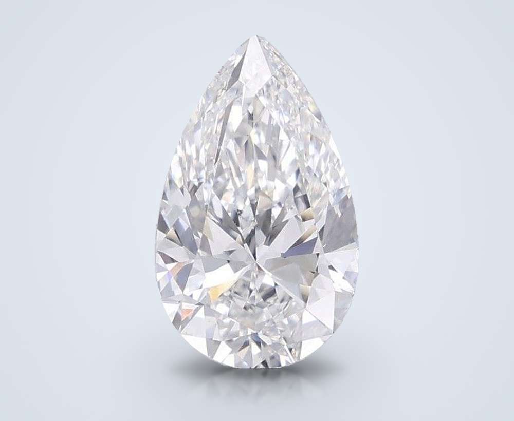 3.00 Carat Pear Lab Diamond