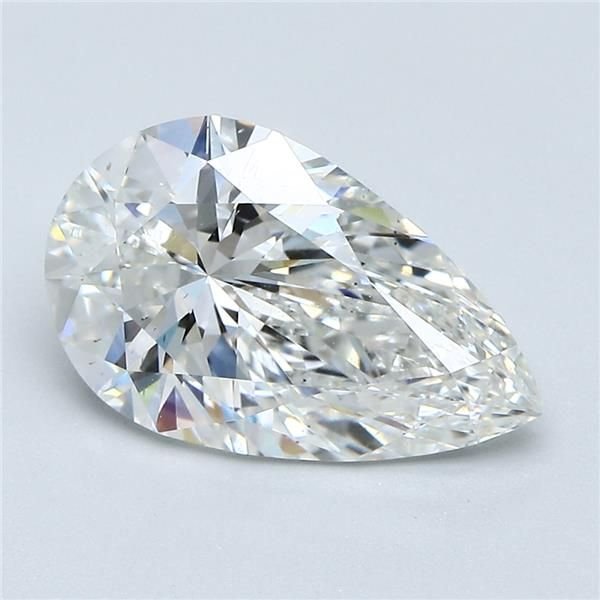 2.61ct G VS2 Rare Carat Ideal Cut Pear Diamond