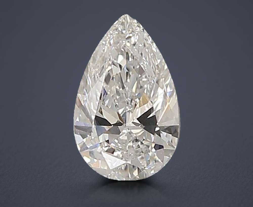 0.74 Carat Pear Lab Diamond