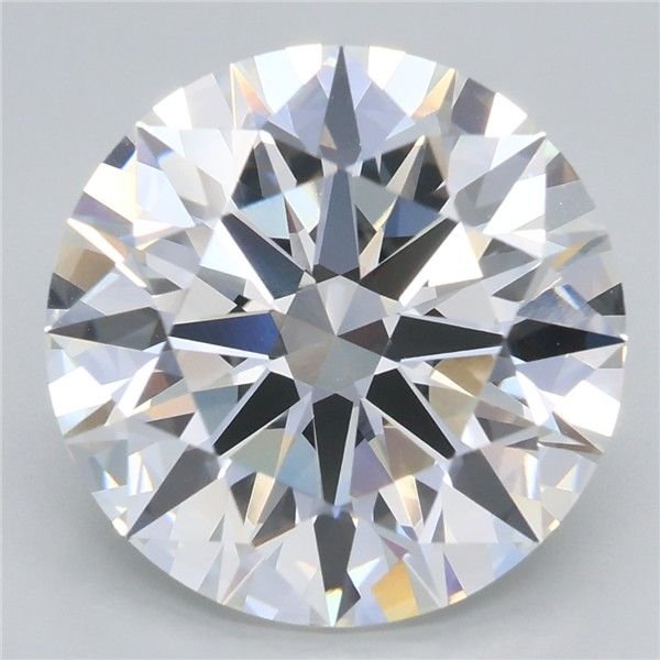 5.09ct F VVS2 Rare Carat Ideal Cut Round Lab Grown Diamond