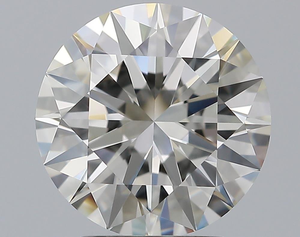 2.51ct J IF Rare Carat Ideal Cut Round Diamond