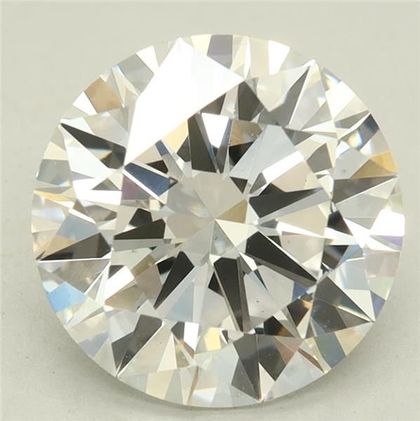 3.05ct D VS1 Excellent Cut Round Lab Grown Diamond