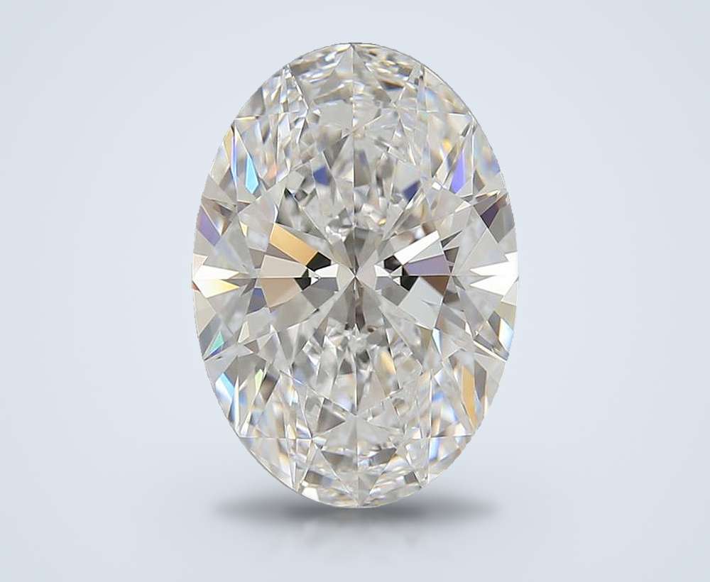 5.53 Carat Oval Lab Diamond