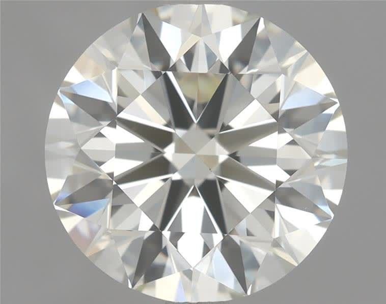 3.01ct K VVS2 Rare Carat Ideal Cut Round Diamond