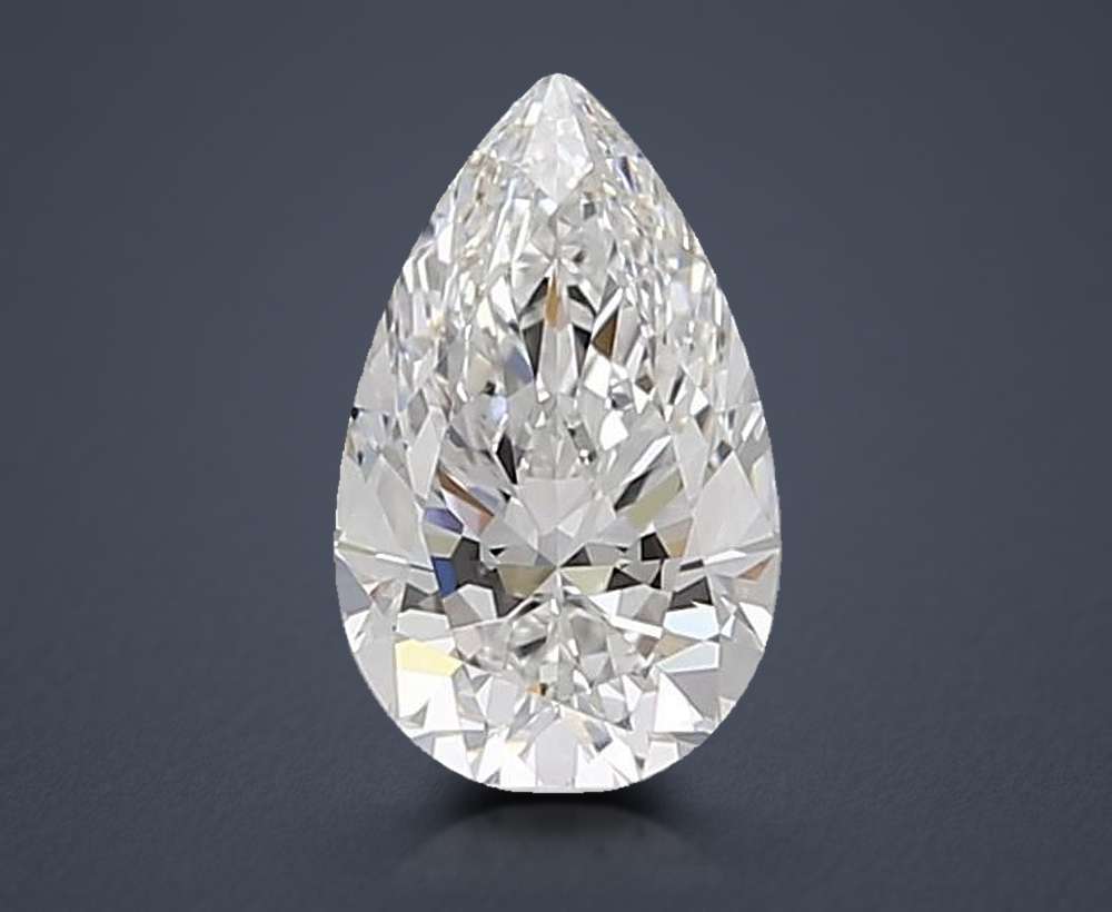 1.00 Carat Pear Lab Diamond