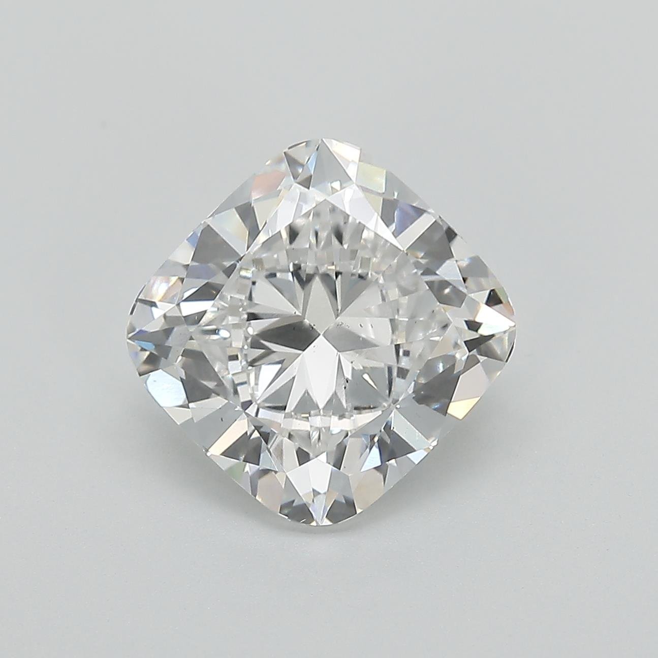 3.74ct D VS2 Rare Carat Ideal Cut Cushion Lab Grown Diamond