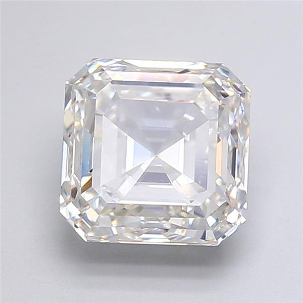 5.14ct G VS1 Rare Carat Ideal Cut Asscher Lab Grown Diamond