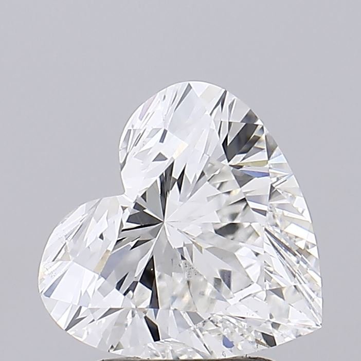 2.08ct F VS2 Rare Carat Ideal Cut Heart Lab Grown Diamond