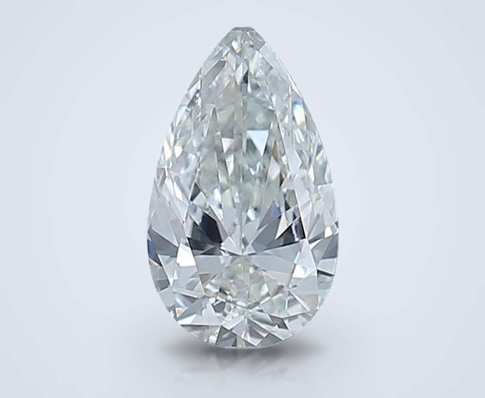 0.50 Carat Pear Natural Diamond