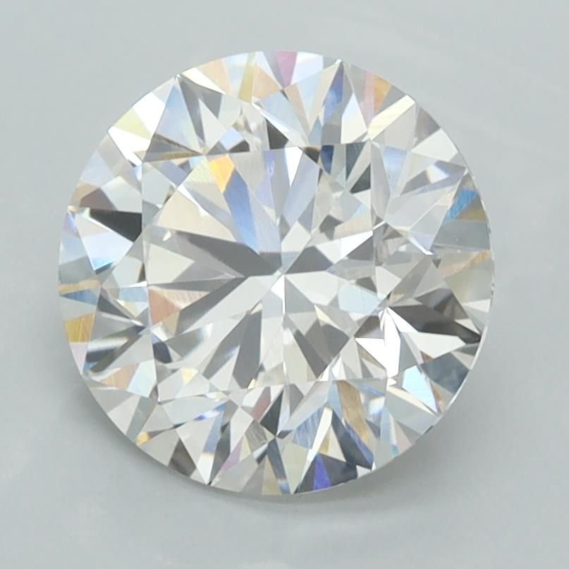 2.54ct F VVS2 Rare Carat Ideal Cut Round Lab Grown Diamond