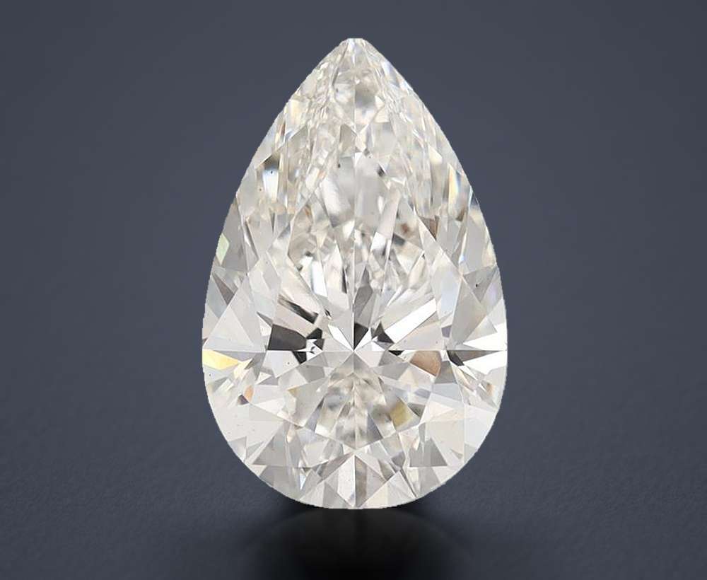 2.70 Carat Pear Lab Diamond