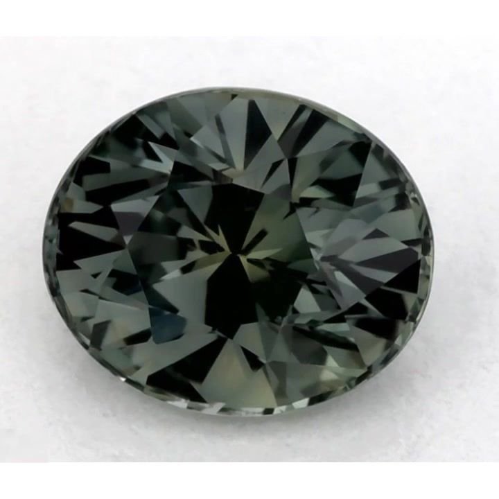 1.44 Carat Green Oval Sapphire