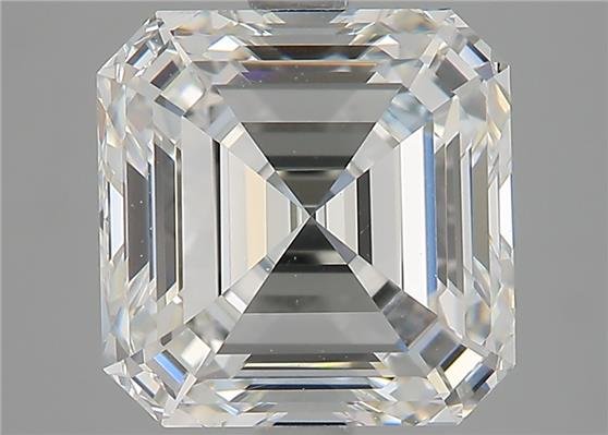 3.20ct H VVS1 Rare Carat Ideal Cut Asscher Diamond