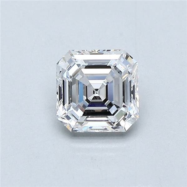 0.90ct E VVS2 Rare Carat Ideal Cut Asscher Diamond