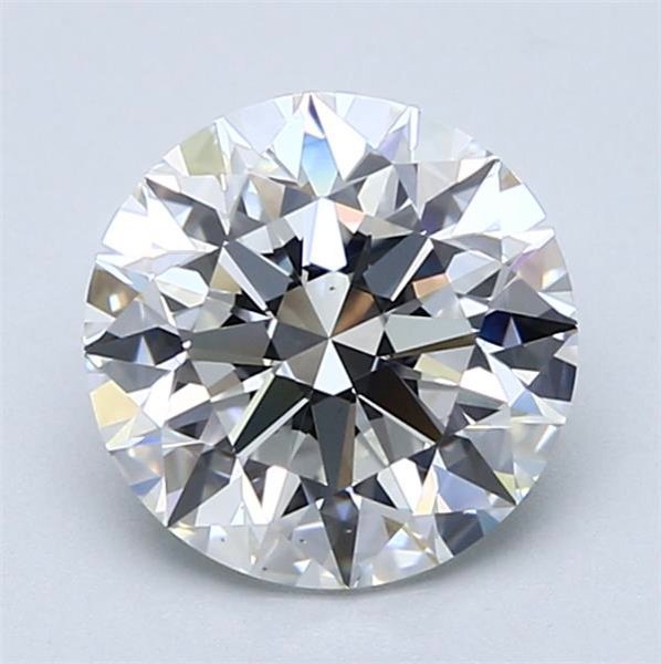 2.40ct H VS1 Rare Carat Ideal Cut Round Diamond