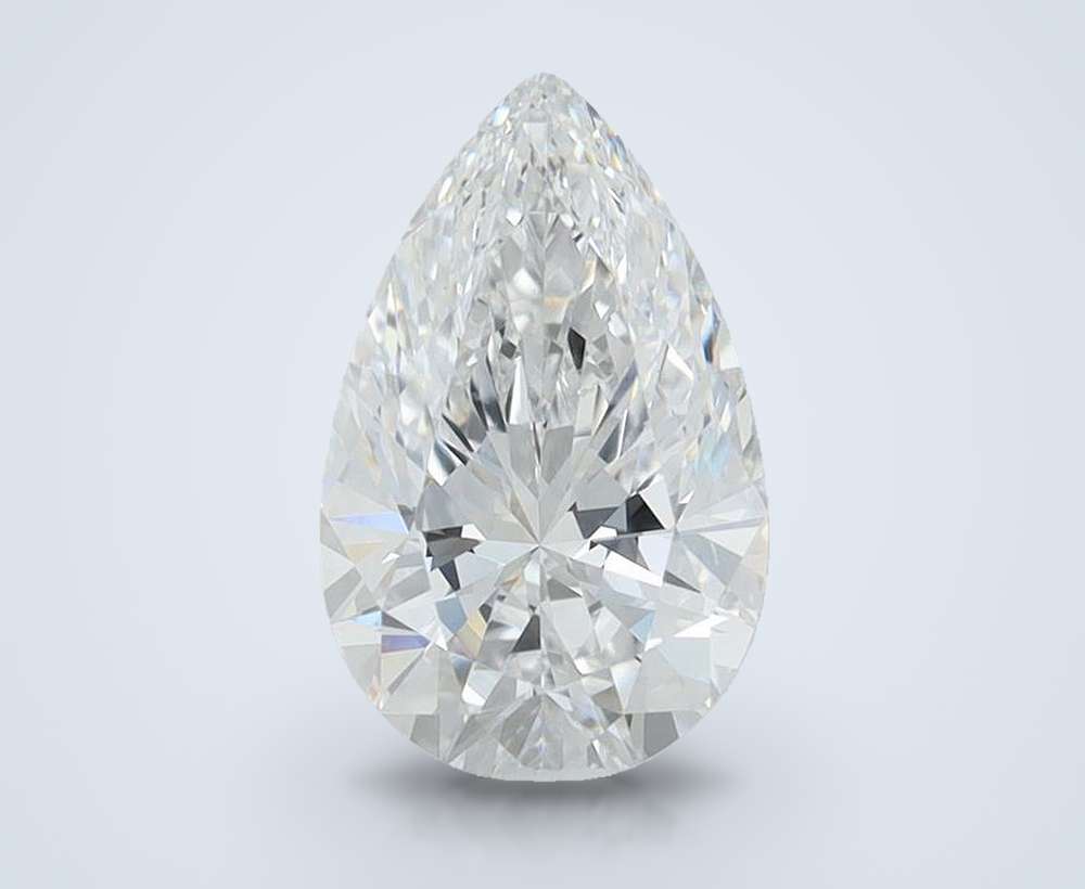 4.00 Carat Pear Lab Diamond