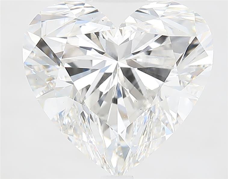 5.27ct G VS2 Rare Carat Ideal Cut Heart Lab Grown Diamond