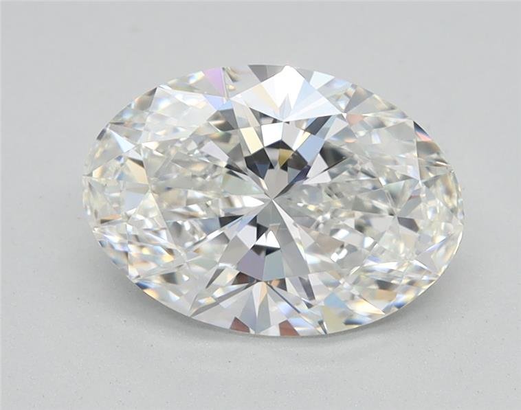 1.37ct F VVS2 Rare Carat Ideal Cut Oval Lab Grown Diamond