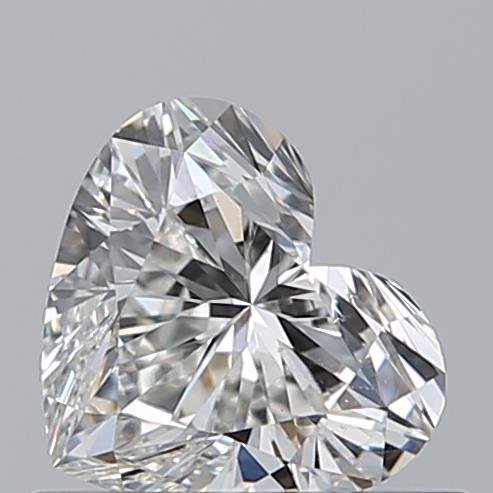 0.53ct G SI1 Rare Carat Ideal Cut Heart Diamond