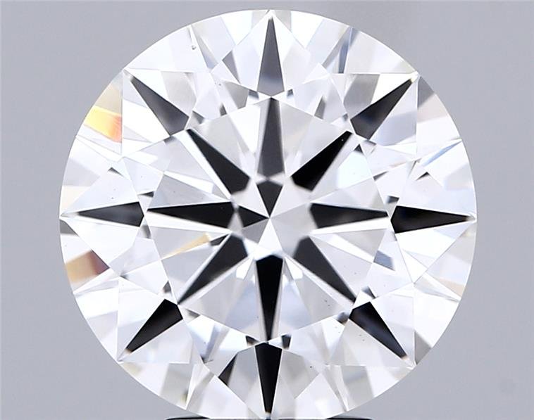 5.52ct F VVS2 Excellent Cut Round Lab Grown Diamond