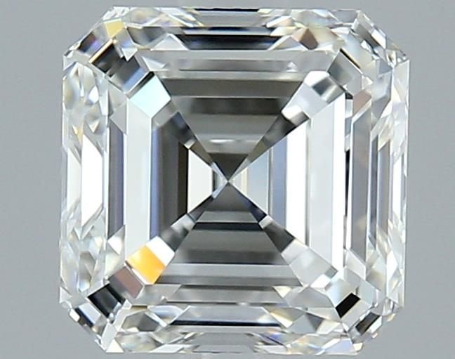 3.04ct H VVS2 Rare Carat Ideal Cut Asscher Diamond