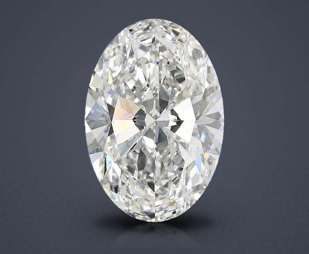 3.90 Carat Oval Lab Diamond