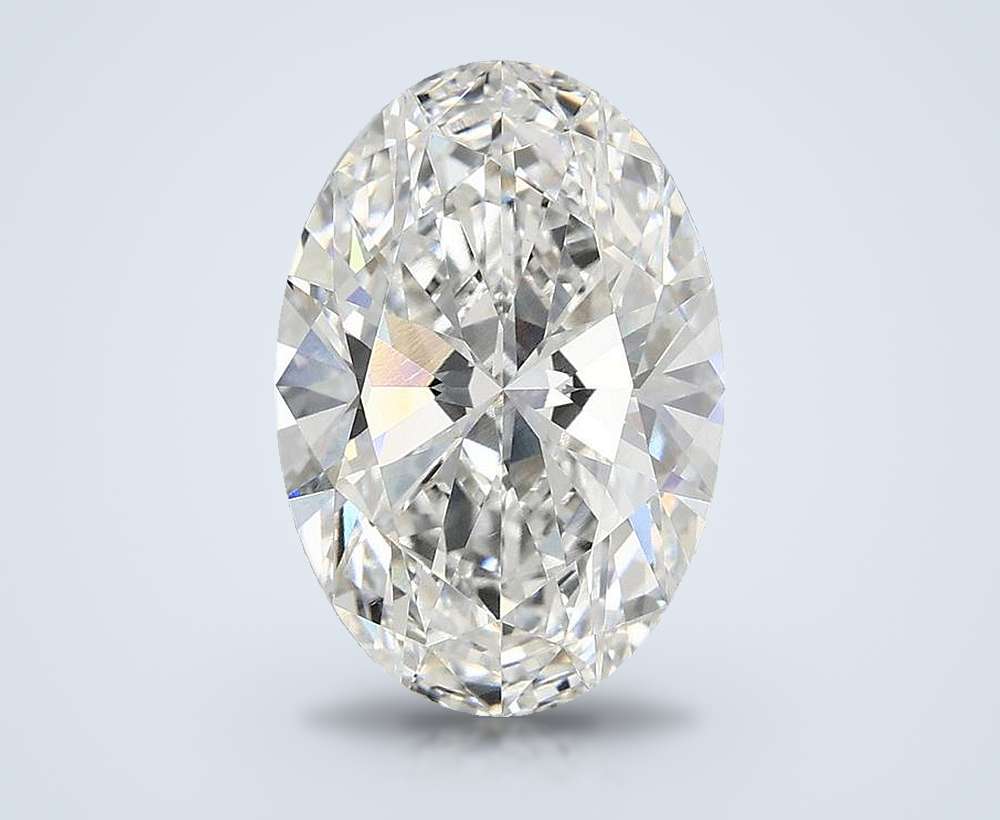 3.90 Carat Oval Lab Diamond