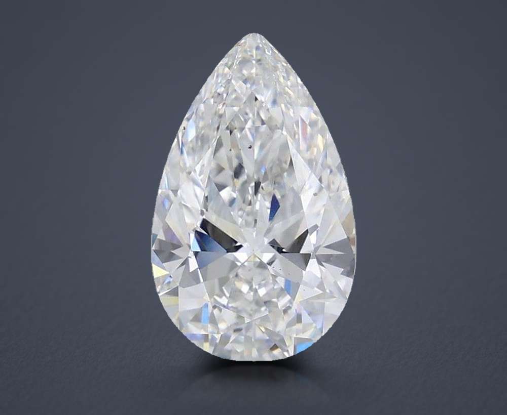 2.60 Carat Pear Lab Diamond