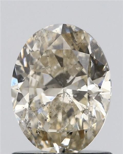 1.00ct K SI2 Rare Carat Ideal Cut Oval Diamond