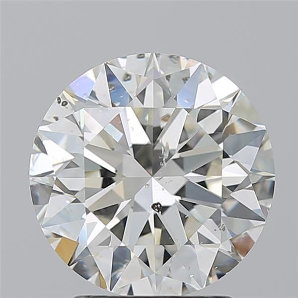 2.80ct J SI2 Rare Carat Ideal Cut Round Diamond