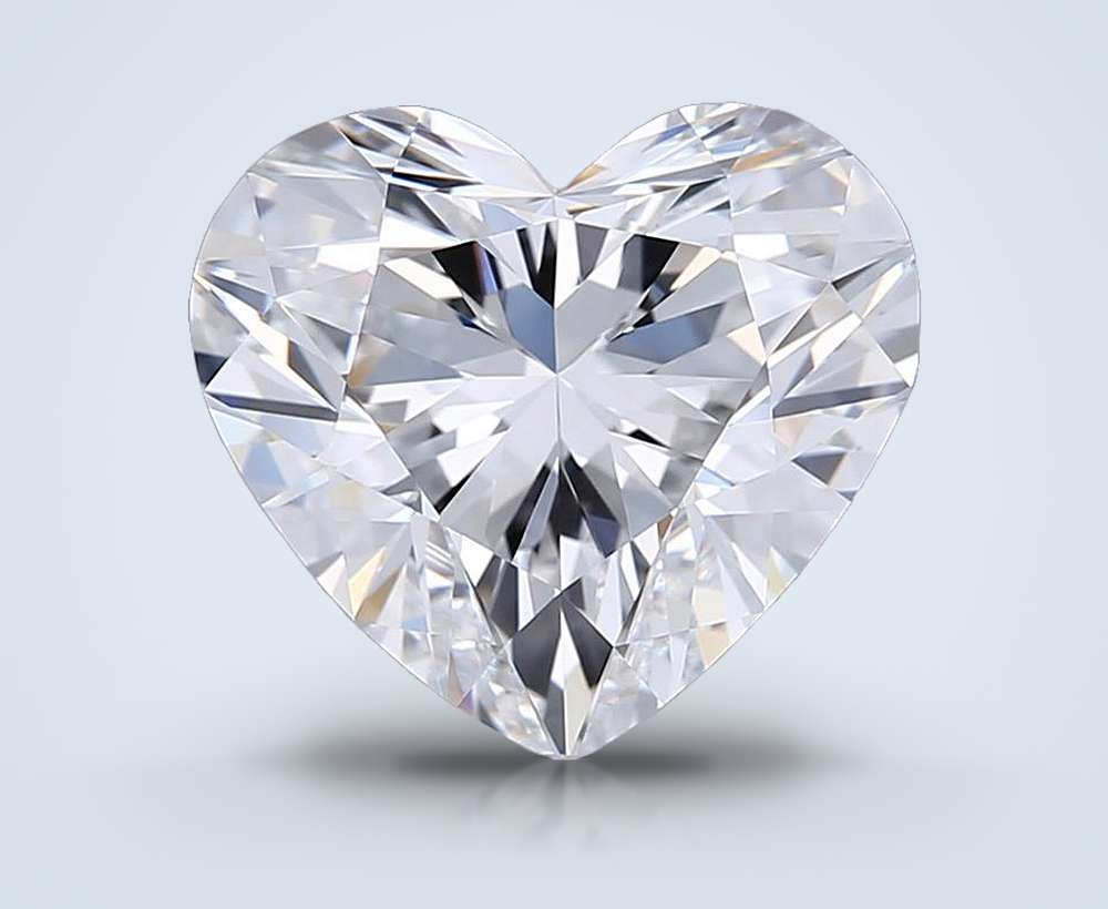 2.50 Carat Heart Lab Diamond