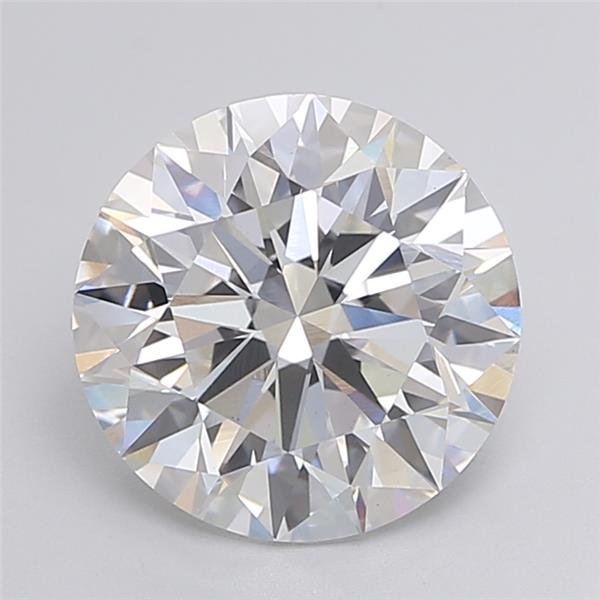 5.11ct G VVS2 Rare Carat Ideal Cut Round Lab Grown Diamond