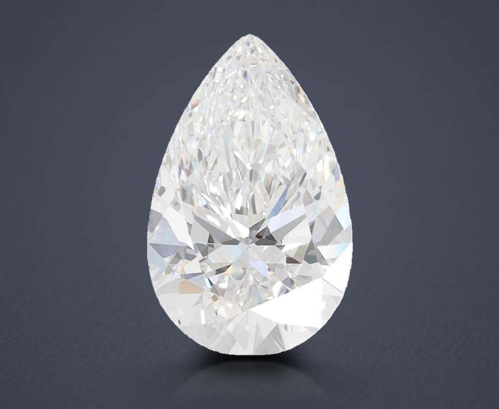 1.54 Carat Pear Lab Diamond