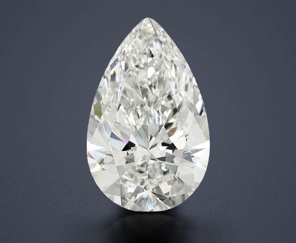 11.92 Carat Pear Lab Diamond
