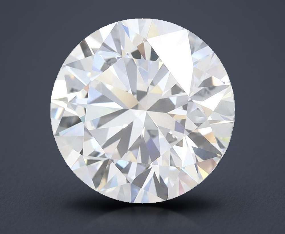 3.41 Carat Round Lab Diamond