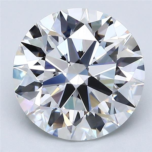 3.55ct F VVS2 Rare Carat Ideal Cut Round Diamond